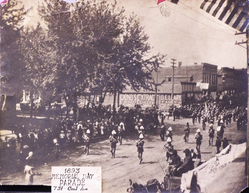 Central Avenue Decoration Day parade - 1893