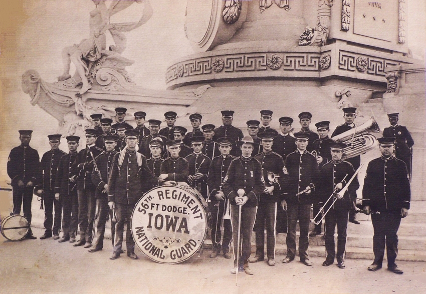 56th Regimental Band in St. Louis in 1904